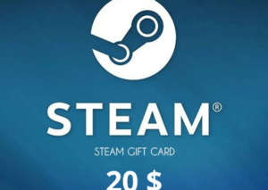 Steam Wallet Gift Card 20 USD