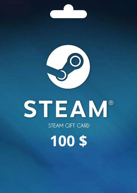 Steam Wallet Gift Card 100 USD