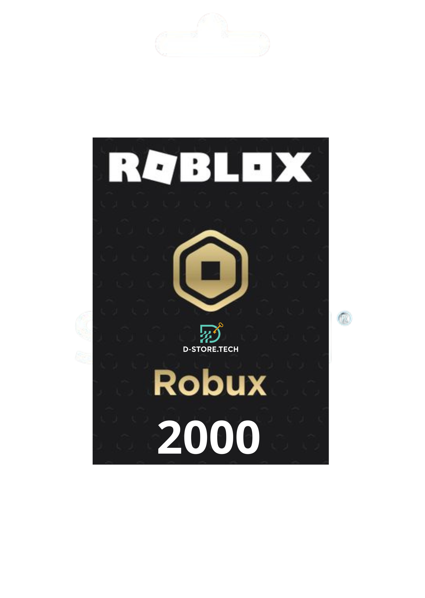 Carte Cadeau Roblox 2000 robux