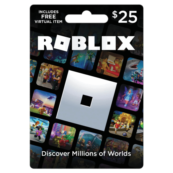 Carte Cadeau Roblox  25 $