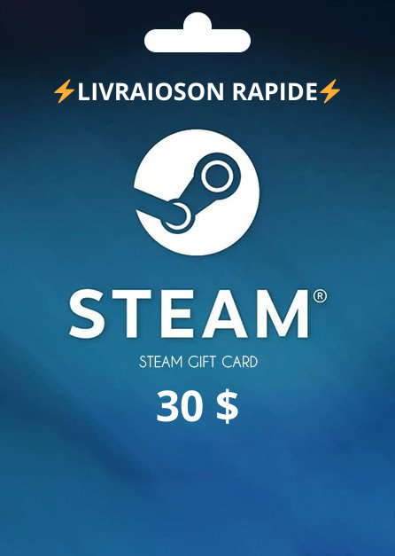 Steam Wallet Gift Card 30 USD